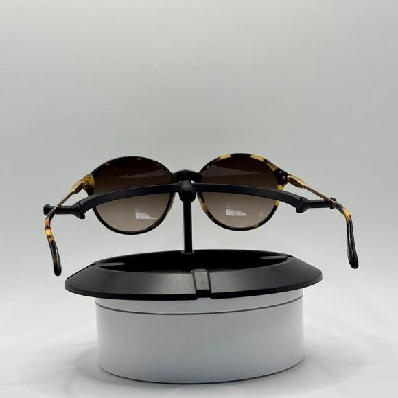NEW Ladies Y2K Polo Ralph Lauren Round Sunglasses RA5134 Tortoise & Gold 52/19 main image 4